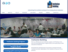 Tablet Screenshot of institutionbuilding.com
